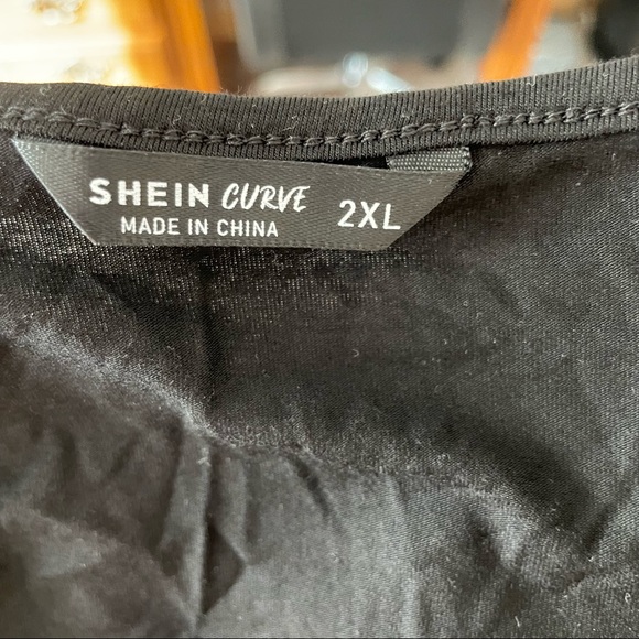 Black Shein Bodysuit; Size: 2XL - Picture 3 of 4